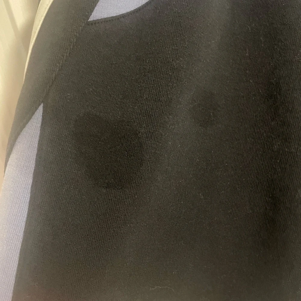 Women’s Adidas Black Cotton Partially Recycled Loose Shorts w/ White Stripes, M - Picture 7 of 9